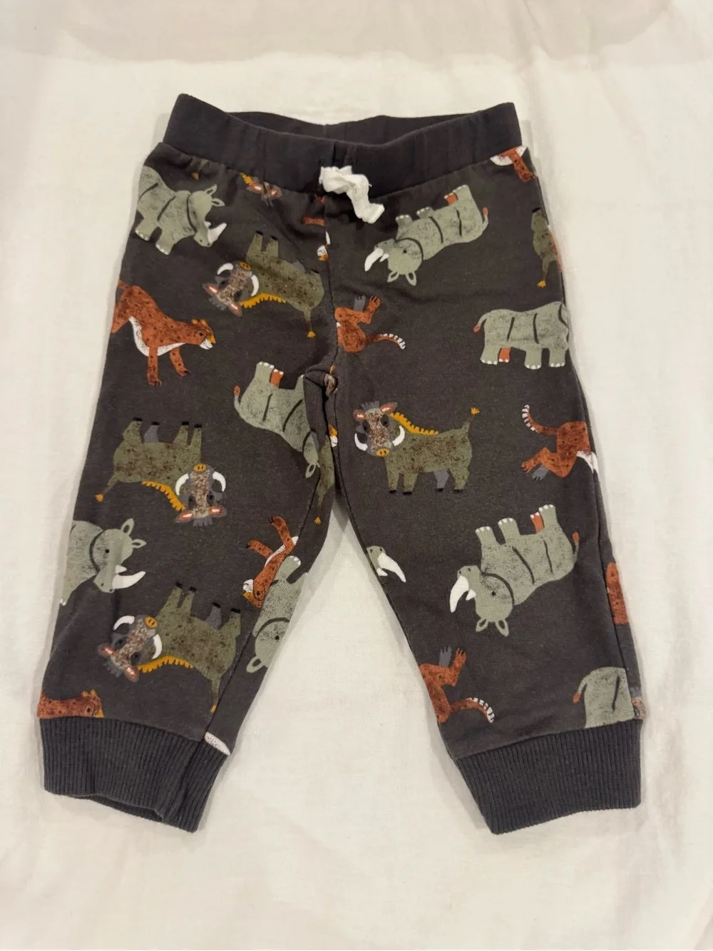 Carter's Rust Safari Animal Graphic matching Bodysuit and pants